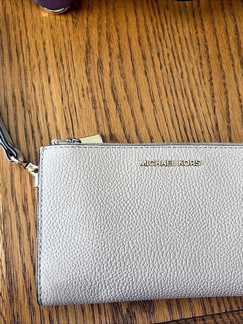 Michael Kors Jet Set Travel Large Double Zip Phone Wristlet Blush